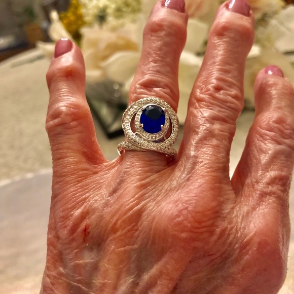 Stamped Jewelry - .925 Sterling Silver London Blue Topaz NWT